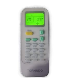 Tornado ريموت تكييف شاشه مضيئة متوافق لتورنادو وتكييف فري اير وتكييف هاي سنس