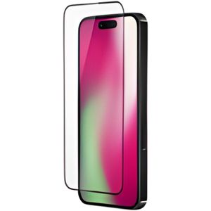  واقي شاشة من الزجاج المقوى غير اللامع - مع اطار اسود - مضاد لبصمات الاصابع - HD مات - تغطية كاملة - متوافق مع ايفون 17 برو 