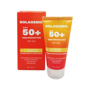 SOLAGENIC. كريم جل Solagenic واقي شمس SPF 50 سعة 50 مل (عرض 1+1)