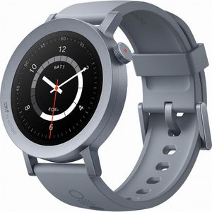 By Watch Pro 2 Smartwatch with 1.32" AMOLED Display, Premium Aluminum Alloy Body, Built-in Multi-System GPS, Bluetooth Calling with AI Noise Reduction, and 11-Day Battery - Ash Grey