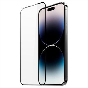 واقي شاشة زجاجي مقوى لهاتف iPhone 15 Pro مع لاصق كامل من الحافة إلى الحافة لهاتف iPhone 15 Pro (2023)