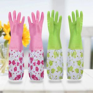 Silicone elbow gloves for washing dishes and utensils