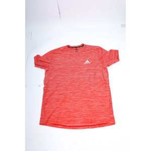 ADIDAS basic sport cotton short sleeves tshirt for men-red-m