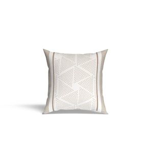 Art Mood HOME Cushion with Filling, 40*40cm, Canvas Cover, Removable Zippered Design, Soft and Durable, Ideal for Sofa Chair Bed Office Use - Water-Repellent - Auric