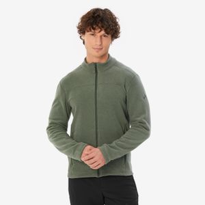 Decathlon Men’s Mountain Hiking Fleece MH100 Full Zip - Green