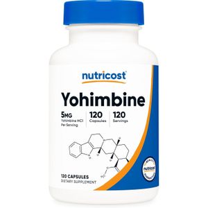 Nutricost Extra Strength Yohimbine HCl (5mg) - 120 Capsules