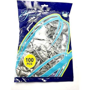 Balloons For All Occasions - 100 Pieces - Silver