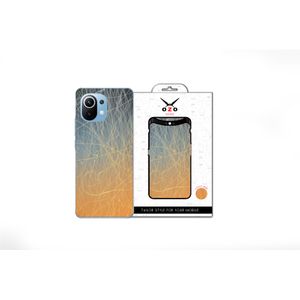 OZO Skins Grey Orange Gradient Sticker For Xiaomi Mi 11