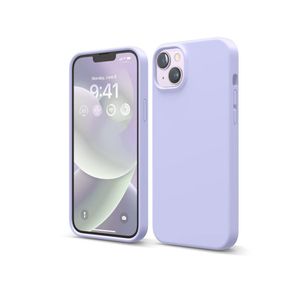 متوافق مع جراب iPhone 15 Plus/iPhone 14 Plus مقاس 6.7 بوصة، جراب نحيف من السيليكون السائل بثلاث طبقات من المطاط الهلامي الناعم، جراب حماية للهاتف مقاوم للخدش