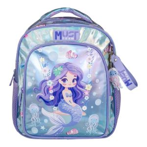 Must School Backpack Kindergarten Mermaid 2 Compartments