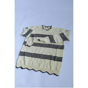 Dress Code Comfort In Pompoms Pullover In Light Beige - XL BRAND PRESSCODE