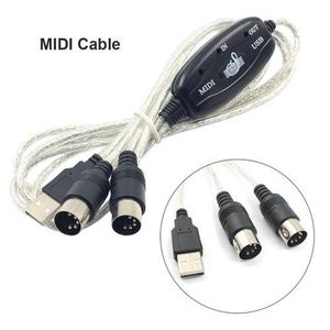 DigitalLife MIDI USB to B MIDI Interface Converter Cable for MIDI Musi