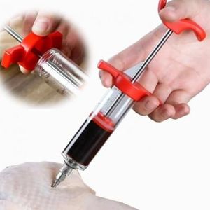 حقنة تتبيل الدجاج واللحوم للحصول على أفضل مذاق للشواء