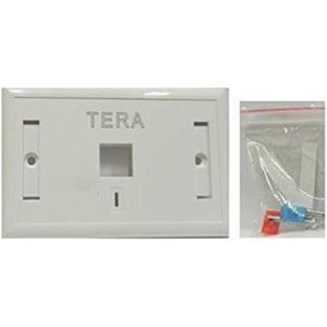 Tera فيس بليت - 1 بورت.تيرا.ابيض