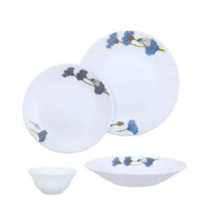  طقم عشاء ، 24 قطعة - ابيض. خامة عالية