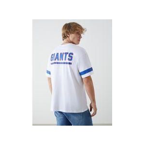 LC Waikiki Crew Neck Printed Jersey Men's T-Shirt - Buxe White - M