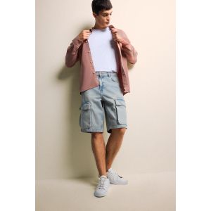 Defacto Man Baggy Bermuda - Lt.Blue