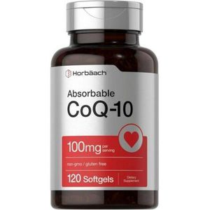 CoQ10 100mg Softgels  120 Count  by Horbaach
