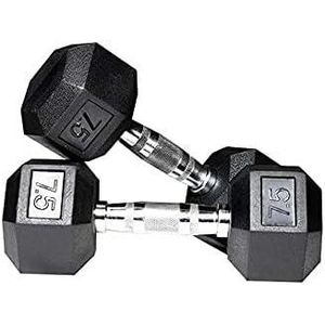 Hexa Dumbbells 7.5kg 2pcs  exercise Dumbells 