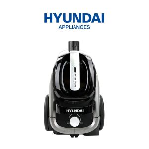 Hyundai مكنسة كهربائية بدون كيس HYU-CC-2308A بقدرة 2200 وات - قوة شفط 280 وات - سعة 3 لتر - فلتر HEPA قابل للغسيل - طول سلك 5 متر - لف تلقائي للسلك - حماية ضد السخونة الزائدة