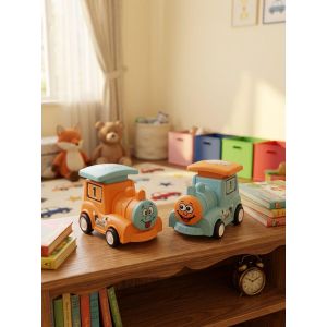 لعبة قطار للأطفال بنظام الضغط بدون بطاريات-2 قطعه