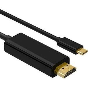 Exon X1095 Type C to HDMI Cable Converter from Mobile or Laptop to HDTV 1080p / 4K (Compatible with HDTV,LCD,LED, Laptops,Computers, Mobile Phones) 1.8Meters