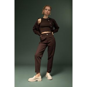 Defacto Woman Baggy Trousers - BROWN