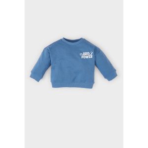 Defacto Crew Neck Printed Sweatshirt Mens Baby