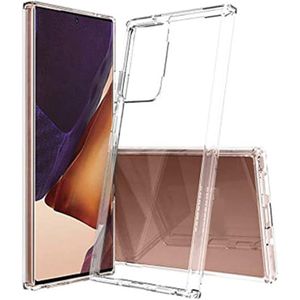 جراب من كلير حماية سامسونج جالاكسي نوت 20 الترا ضد الصدمات خلفية شفافة لهاتف جالكسي ألترا حافظة بولي إيثيلين تيرفتالات