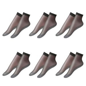 Socks Summer Ultra Thin Transparent Nylon Women Girl Black, pcs6