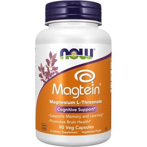 Now Magtein, Magnesium L-Threonate - 90 Veg Capsules