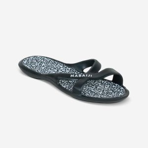 Decathlon Women's pool sandals Slap 500 Lea black White