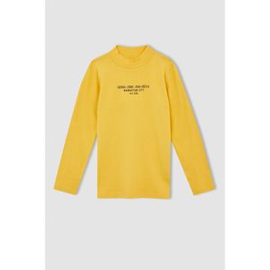 Defacto Regular Fit Turtleneck Long Sleeve T-Shirt Boys'