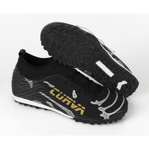 CURVA Tracker Elite Turf TF Football Shoes - Black