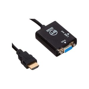 St HDMI to VGA Adapter with  Audio Jack – Video Converter for Monitor/Projector