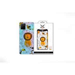 OZO Skins Transparent Coloring Tropical Animals (SV520CTAA) (Not For Black Phone) For Vivo Y33s