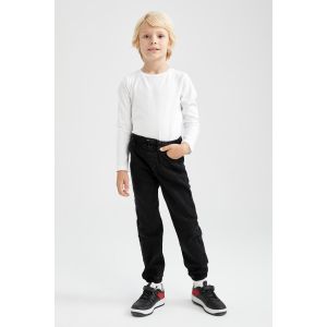 Defacto Boy Jogger Fit Trousers - Black