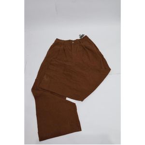 Forever 21 Straight-Leg Pants - Brown - size M