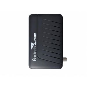 Protech جهاز استقبال فضائي رقمي عالي الوضوح مزود بتقنية واي فاي وبلوتوث مدمجة، طراز P10W
