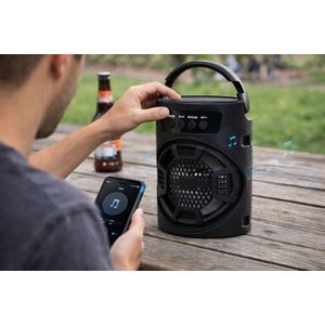 Bdt Portable Mini Bluetooth Speaker - 8W Wireless Compact Sound System with Rich Bass, Supports USB Flash, TF Card, AUX Input & Built-in Hanging Strap