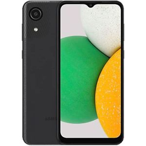 Samsung هاتف Galaxy A03 Core، سعة تخزين 32 جيجابايت، ذاكرة وصول عشوائي 2 جيجابايت، شريحتان SIM، لون أسود سيراميكي