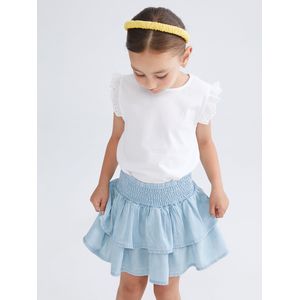 LC Waikiki Crew Neck Embroidered Jersey Girl's Blouse