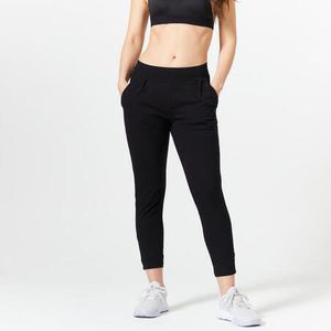 Women's Straight-Cut Fitness Leggings Fit+ 500 - Grey DOMYOS