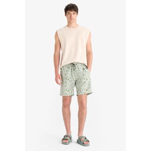 Defacto Regular Fit Patterned File Astarlı Short Boy Deniz Şortu