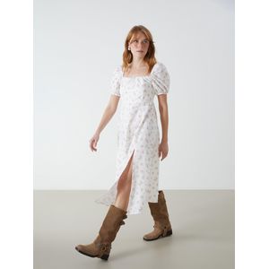 LC Waikiki Square Collar Floral Dress