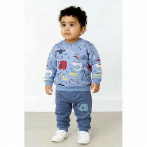 طقم بيجاما شتوي للأولاد - طقم قطعتين - 5706 - C