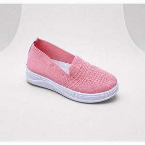 Freska Comfort Fit Slip-On Shoes- Pink
