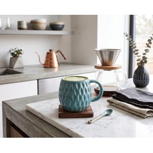 HomePro كوب فخار غائم بالنعناع