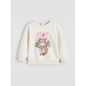 LC Waikiki Animal Printed Girl's Sweatshirt