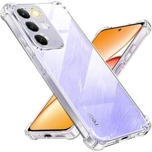 جراب حماية من السيليكون الشفاف من البولي يوريثين الحراري غوريلا مضاد للصدمات بزوايا مضادة للصدمات - شفاف (ريلمي C85)